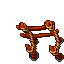 lizard weapon rack