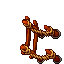 lizard weapon rack