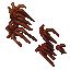 withered plants