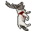 dead white deer