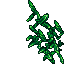 green crystals