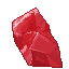 huge red crystal