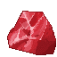huge red crystal