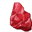huge red crystal