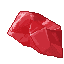 huge red crystal