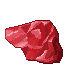 huge red crystal