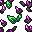 scattered crystals