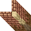muddy brick wall