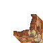 small ruined wall