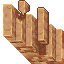 strange ruined stairs
