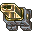 golden lock pedestal
