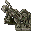 lizard statue