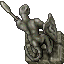 lizard statue