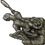 lizard statue