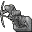 huntress statue
