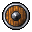 broken wooden shield
