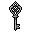old silver key