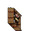 small bamboo shelf