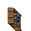 small bamboo shelf