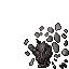 remains of a stone rhino