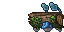 small dwelling in a log