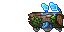 small dwelling in a log