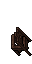 black wooden chair