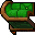 green seating area