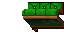 green seating area