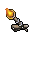 lit torch bearer