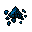 blue fireworks powder