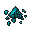 turquoise fireworks powder