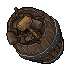 barrel filled with hammers
