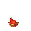 lit wall lamp