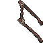 wooden scaffolding