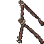 wooden scaffolding