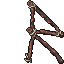 wooden scaffolding