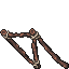 wooden scaffolding