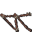 wooden scaffolding