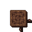 square side table