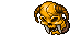golden demon skull