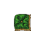 green square cushion