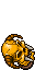 golden demon skull