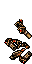 trashed wooden bars