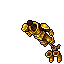 golden outfit display