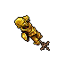 golden outfit display
