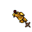 golden outfit display