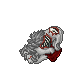 dead white lion
