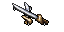 crossed weapons
