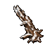 snowy dead tree